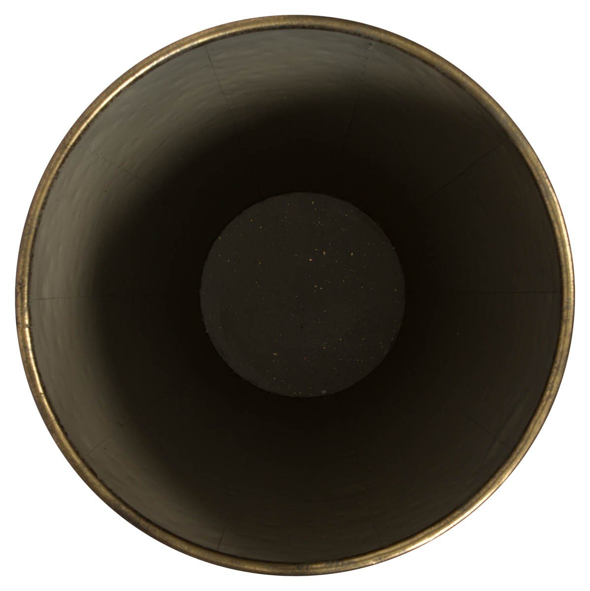 Set of 3 Metal Planter Pots-abc