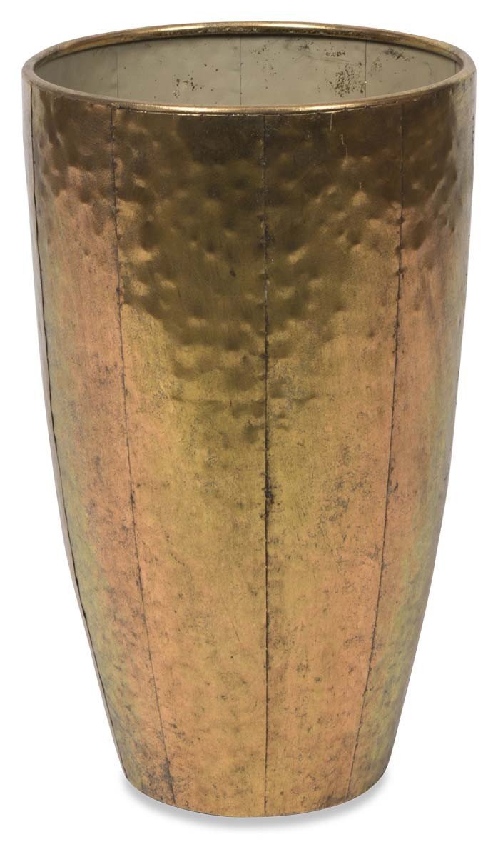 Set of 3 Metal Planter Pots-abc