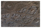 Filigree Round Metal Stool with Cushion-abc