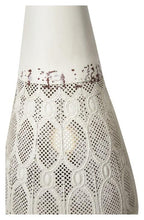 Filigree Metal Floor Lamp Small - Antique White-abc