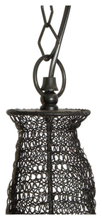 Iron Wirework Hanging Lamp-abc