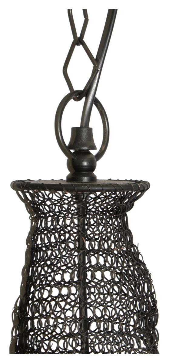 Iron Wirework Hanging Lamp-abc