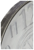 Fleur Classic Metal Clock 80cm - Antique Ivory-abc