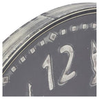 Yoga Central Metal Wall Clock 72cm - Antique Dark Grey-abc