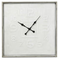 Square Contemporary Metal Wall Clock 80cm - Antique ICream-abc