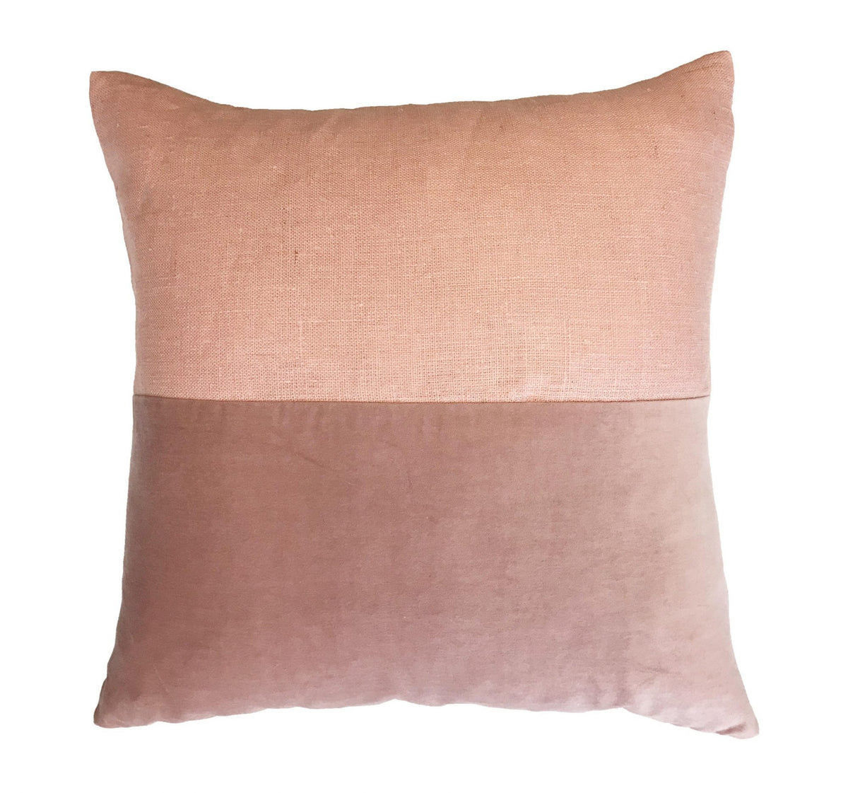RETURNS STOCK - BRAND NEW - Osten Block Cushion Dusty Pink-abc