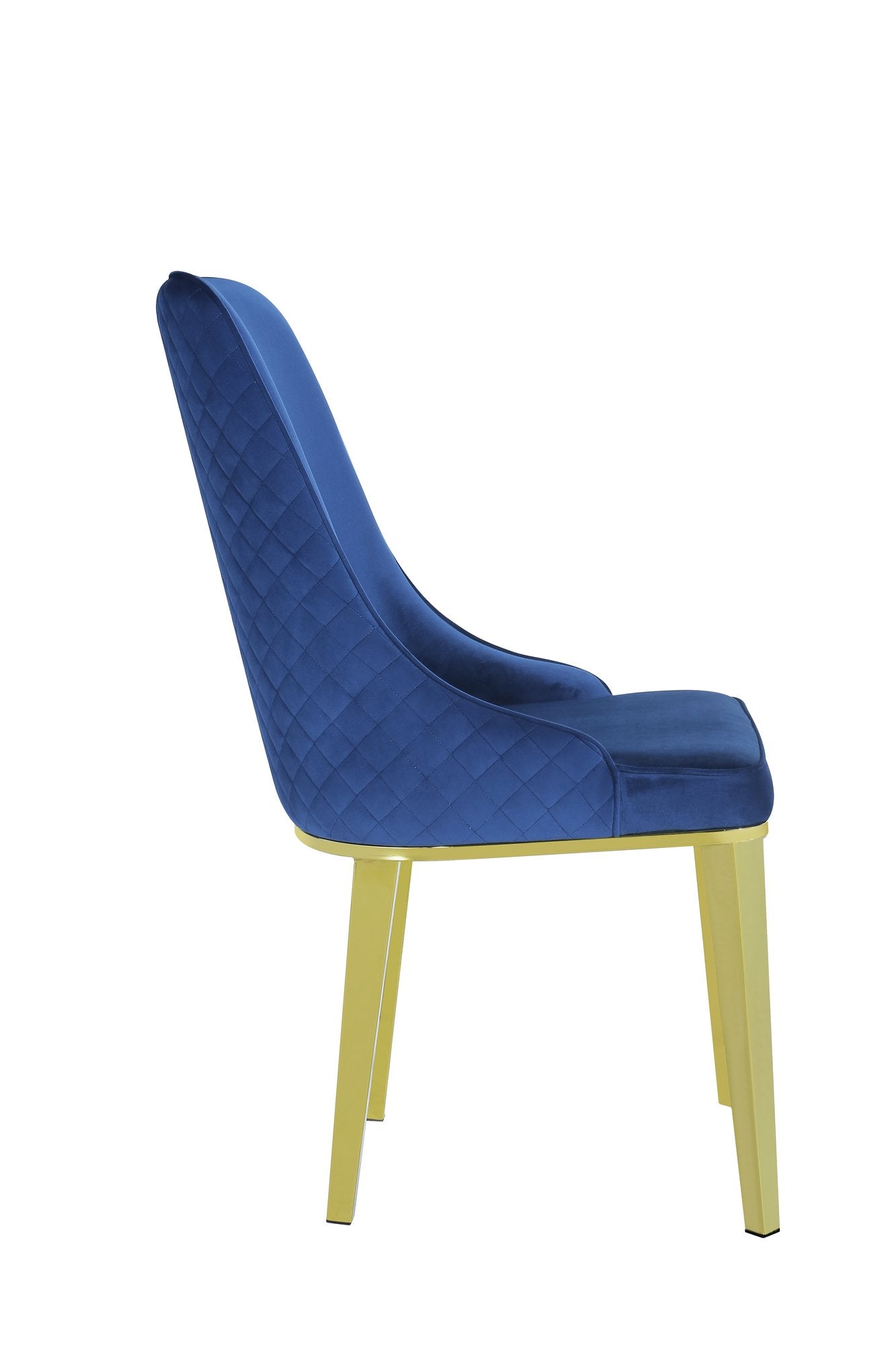 Levante Dining Chair Gold/Navy-abc