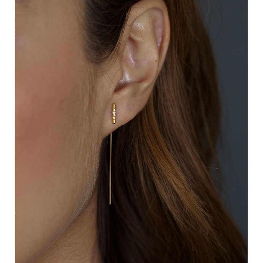 PAVÉ LINEA THREADER, WHITE DIAMOND-abc