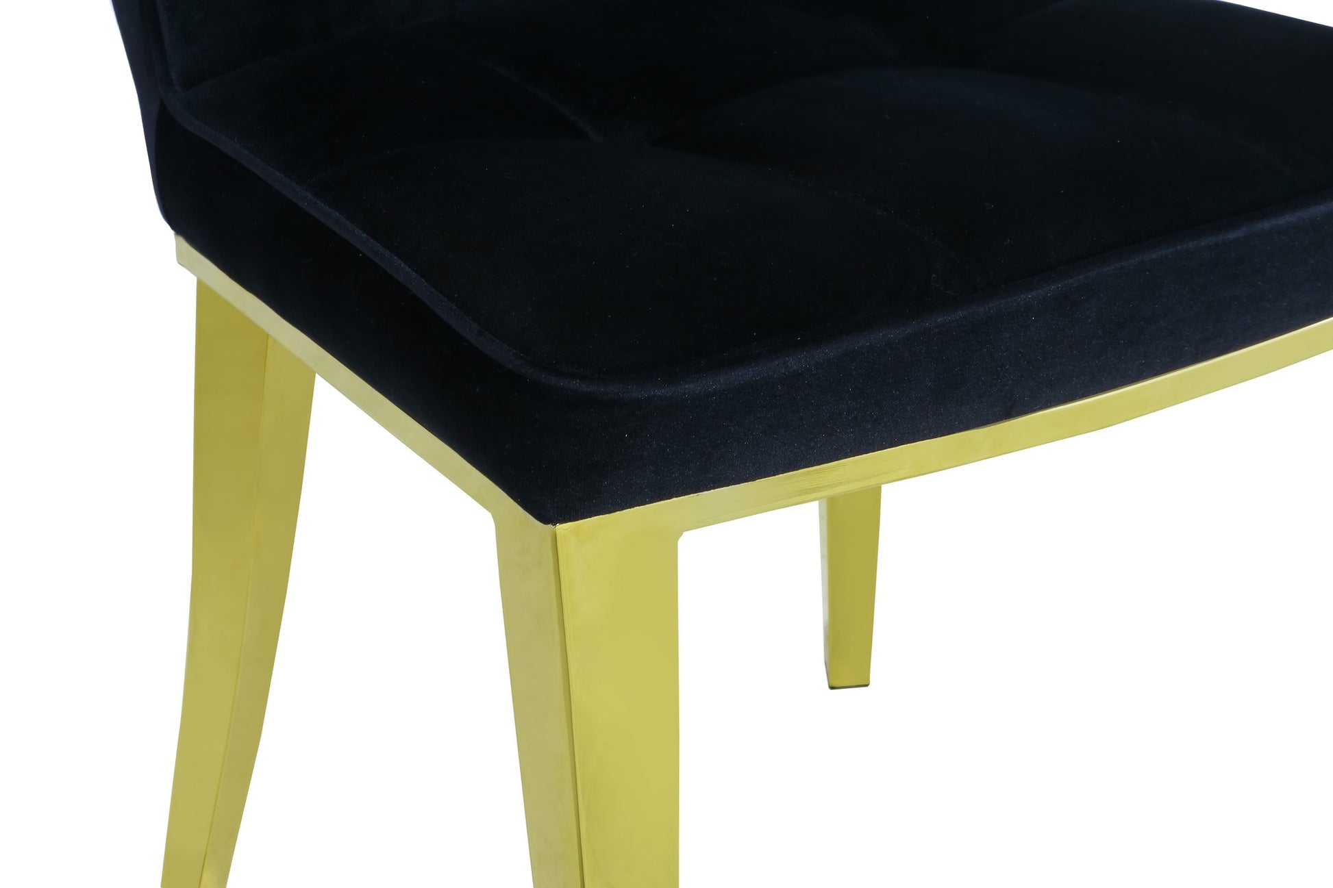 Ghibli Dining Chair Gold/Black (Set of 2)-abc