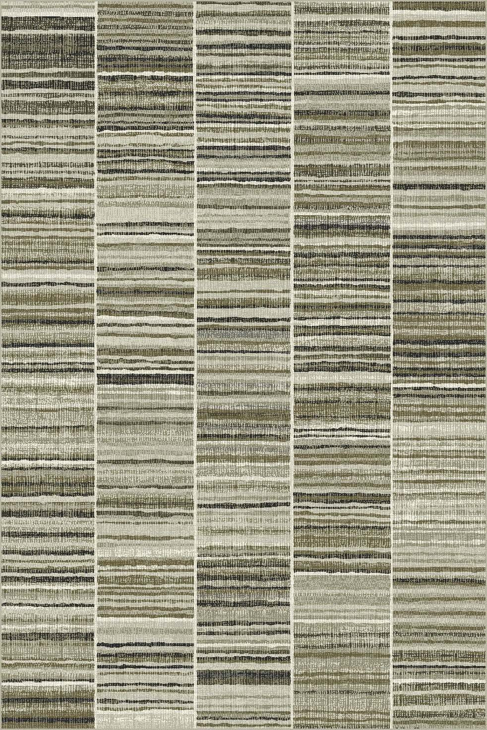 Rug Heritage 60% Viscose 40% Cotton Block Stripe-abc