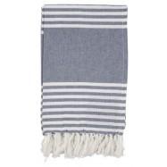 Adana Cotton Turkish Towel with Stripe Detail-abc