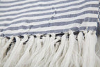 Adana Cotton Turkish Towel with Stripe Detail-abc