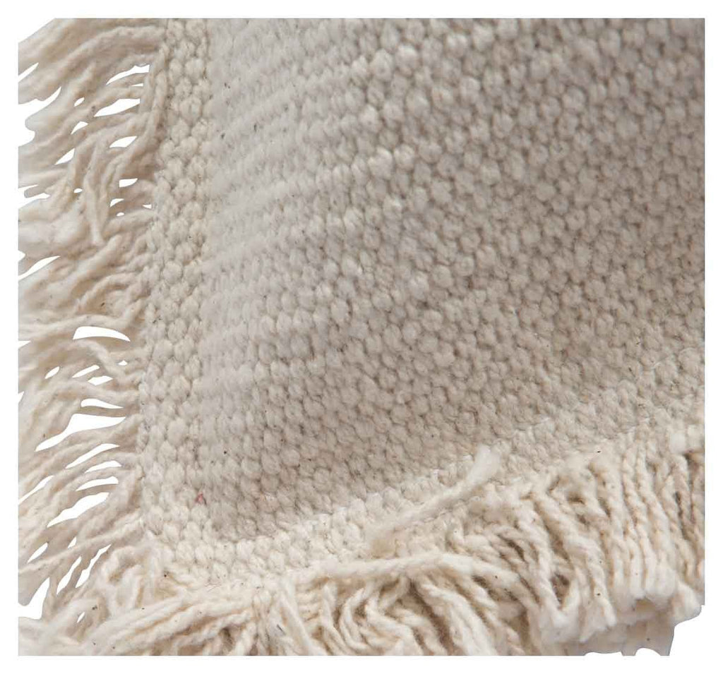 Kitson Hand Woven Stone Washed Cotton Floor Cushion with Fill-abc
