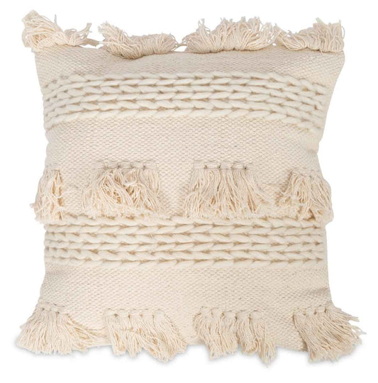 Hayman Hand Woven Cotton Cushion with Fill-abc