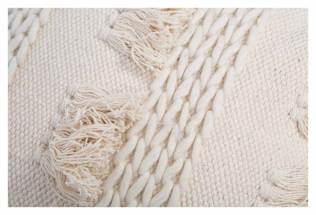 Hayman Hand Woven Cotton Cushion with Fill-abc