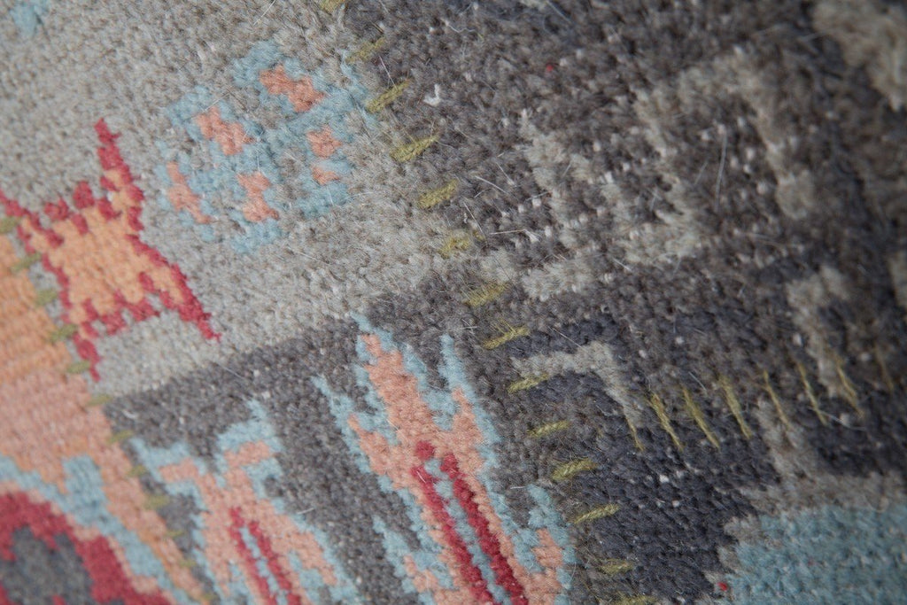 Rug Aramis Handmade Patch Wool and Hair on Hide-abc