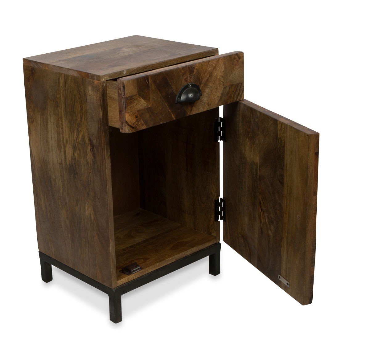 Ajara Wood Bedside with Draw-abc