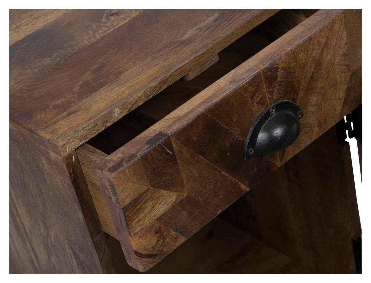 Ajara Wood Bedside with Draw-abc