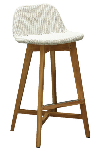 Santorini Lloyd Loom Stool - 660mm-abc