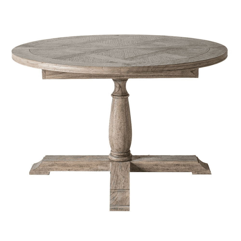 Makassar Round Extending Dining Table W1650 x D1200 x H750mm-abc