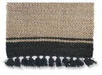 Asmita Jute Handloom Floor Mats with Tassels 60x90-abc