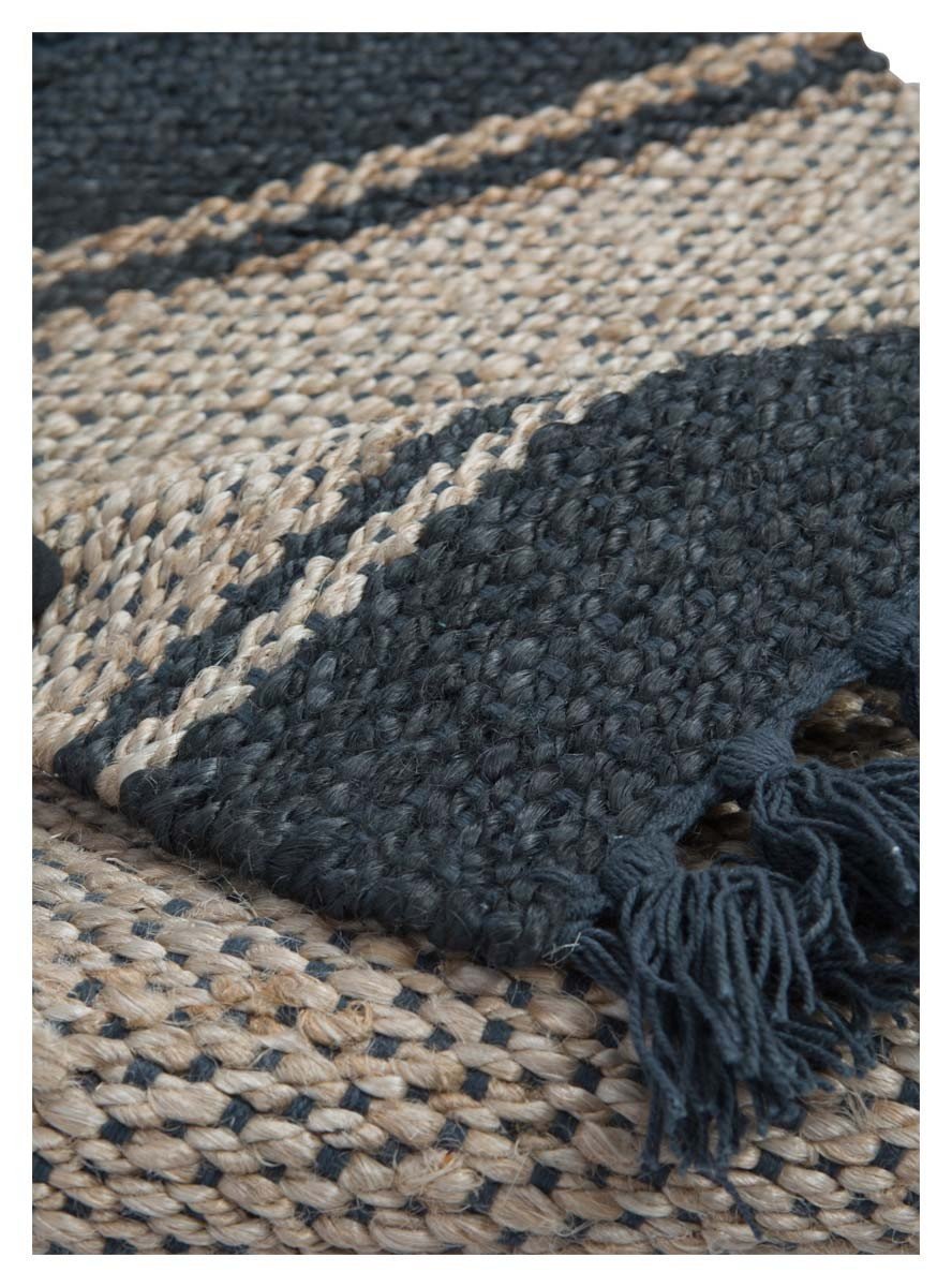 Asmita Jute Handloom Floor Mats with Tassels 60x90-abc