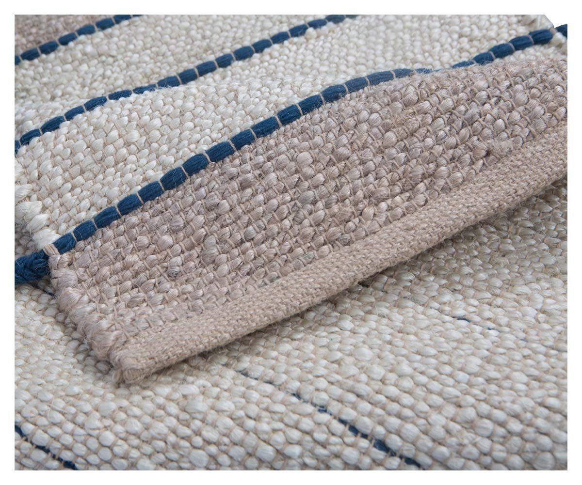Asmita Jute Handloom Floor Mats withSide Fringe 60x90-abc