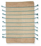Asmita Jute Handloom Floor Mats with Side Fringe 60x90-abc