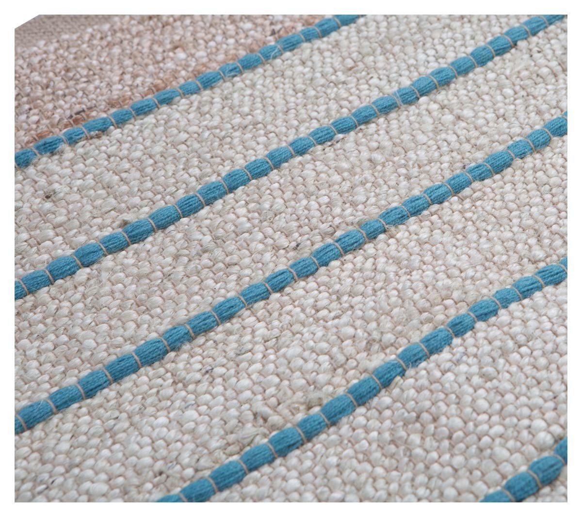 Asmita Jute Handloom Floor Mats with Side Fringe 60x90-abc