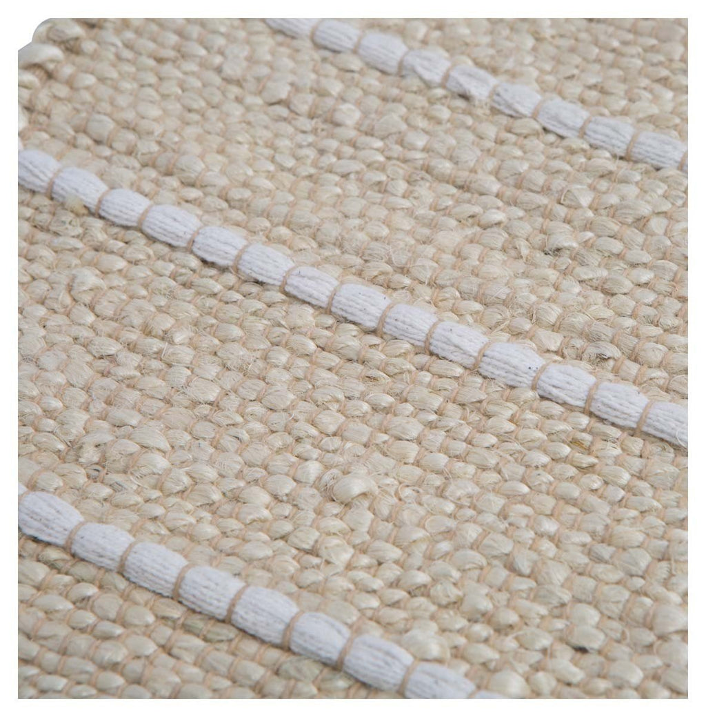 Asmita Jute Handloom Floor Mats with Side Fringe 60x90-abc