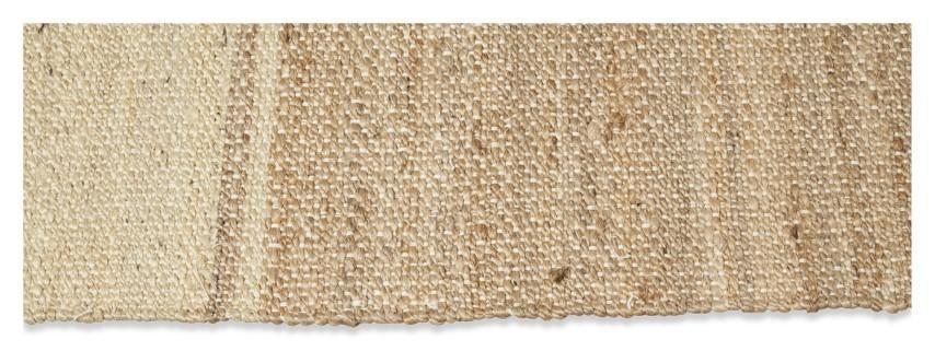 Asmita Jute HandLoom Floor Mats with Tassels - Ivory/Natural-abc