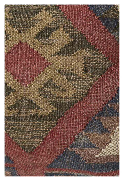 Kilm Panja 45cm Cushion - Rust-abc