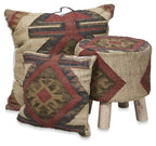 Kilm Panja 45cm Cushion - Rust-abc