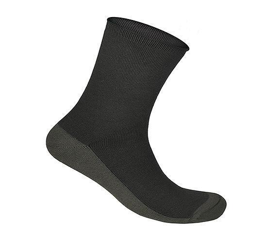 Casual/Dress Sock-Charcoal (3 Pairs)-abc