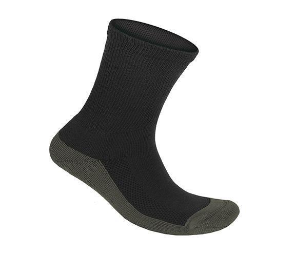 Padded Sole Sock-Charcoal (3 Pair)-abc