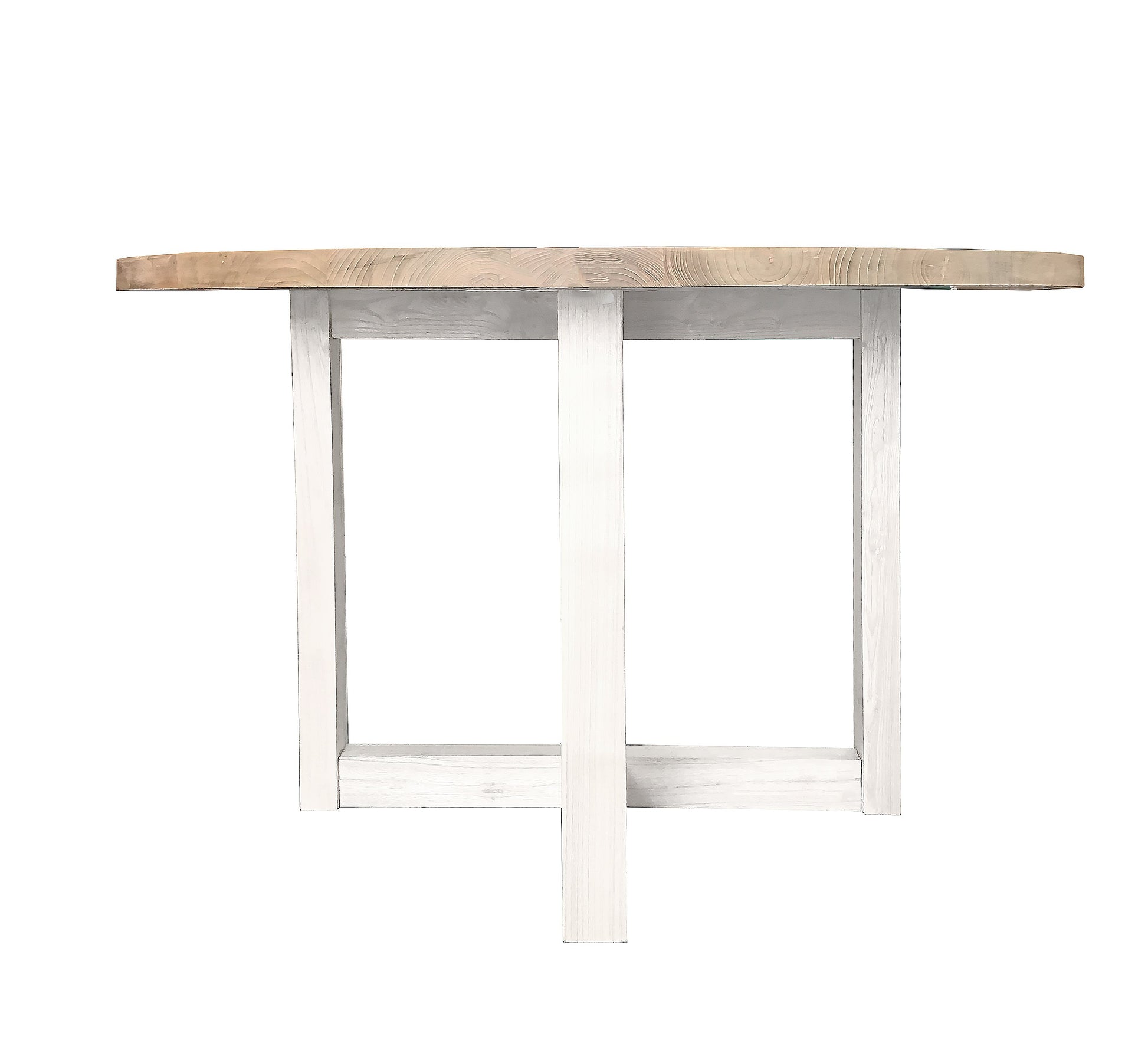 Terence Round Dining Table White Legs-abc