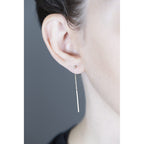 DIAMOND THREADER EARRINGS, WHITE-abc