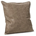 Rover Chocolate PU Cushion 75x75 - Brown-abc