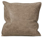 Rover Chocolate PU Cushion 75x75 - Brown-abc