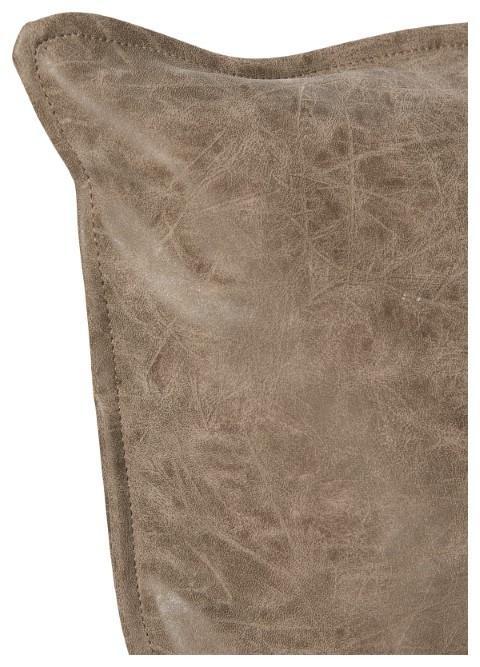 Rover Chocolate PU Cushion 75x75 - Brown-abc