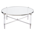 Floating Coffee Table Silver-abc