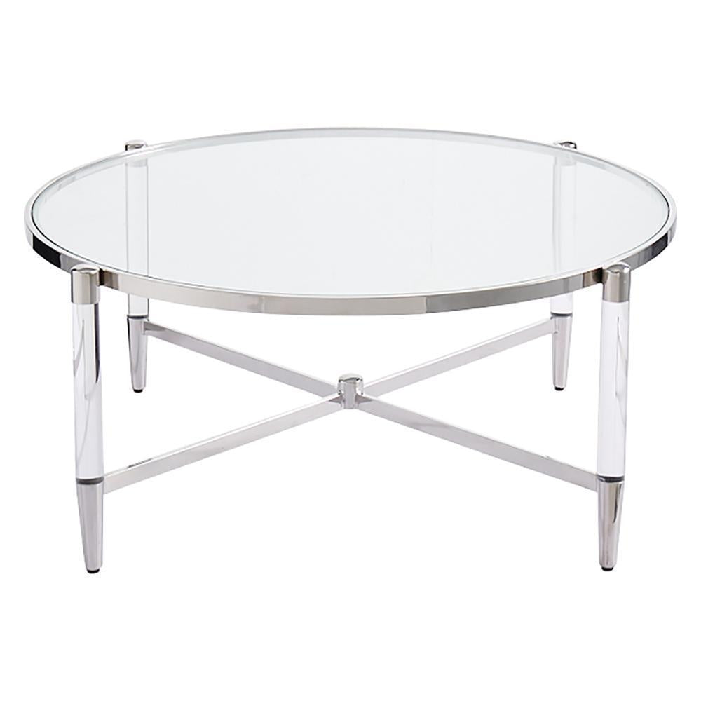 Floating Coffee Table Silver-abc