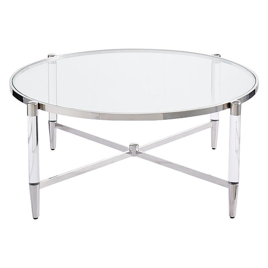 Floating Coffee Table Silver-abc