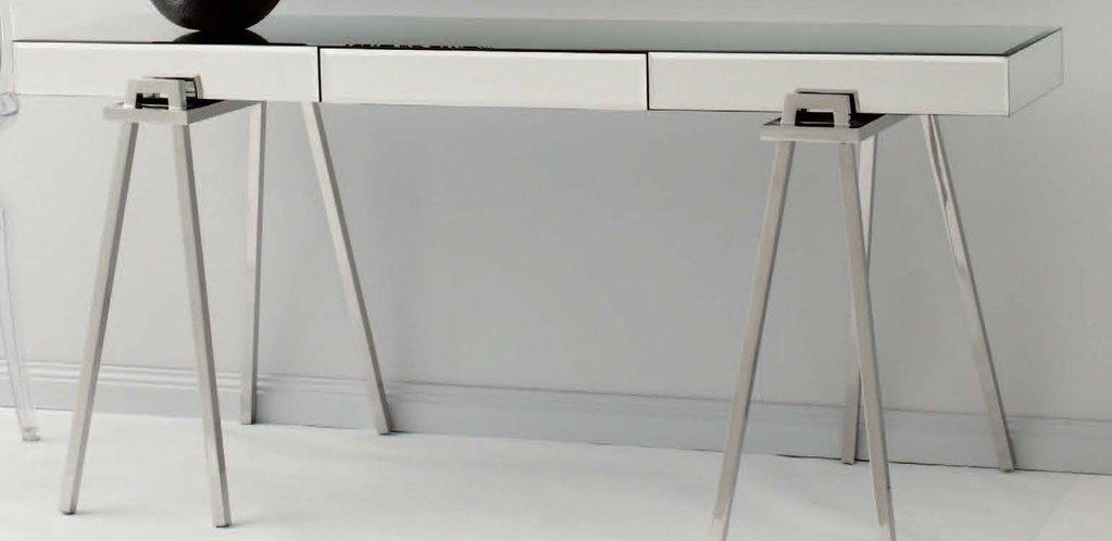 Trestle Table - Mirrored-abc