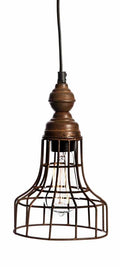 Vintage Iron Ceiling Torch Lamp-abc