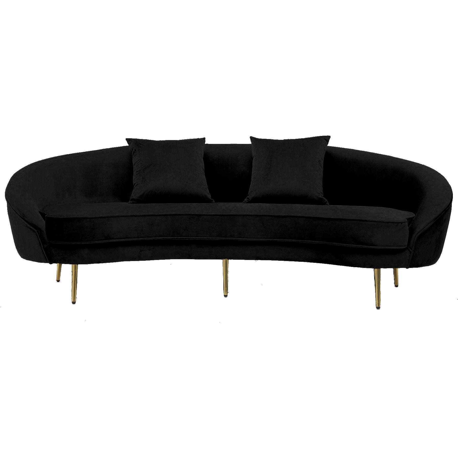 Siena 3 Seater Sofa - Black-abc