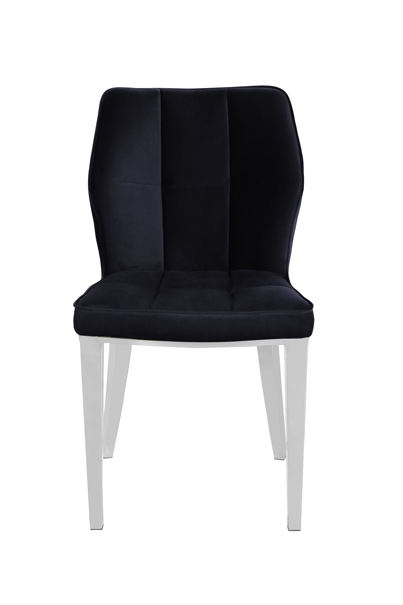 Ghibli Dining Chair Silver/Black (Set of 2)-abc
