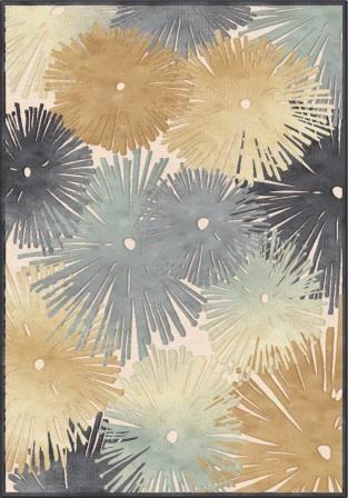 Rug Farashe 100% Chenille Star Burst-abc