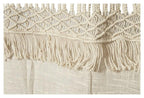 Boho Hand Knitted Cotton Curtain Wall Art - Natural-abc
