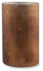 Medium Divit Etched Mesh Glass Candle Holder-abc